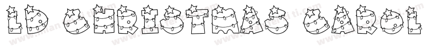 LD Christmas Carol font字体转换